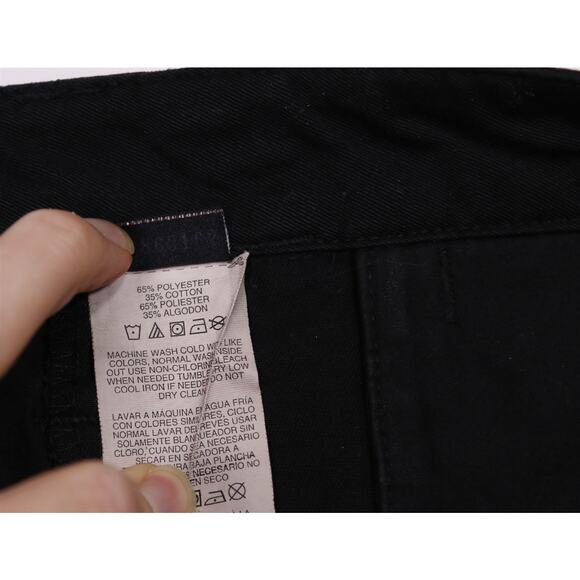 Oakley Mens Basics 999 Black Wide Leg Chino Pants 34x32 - Picture 9 of 9